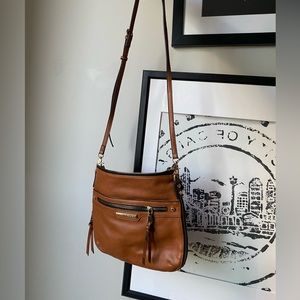 Gorgeous brown vegan leather purse